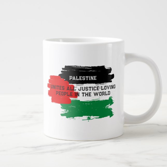 Mug géant de la résilience et de la solidarité pal (Droite)