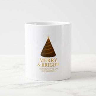 Mug Géant de Noël 'Merry & Bright' à Paillettes Do