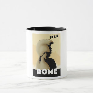 Mug géant de Rome par avion