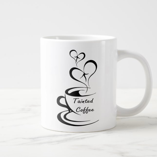 Mug géant du café peint (Droite)