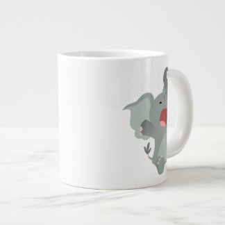 Mug géant Éléphant de dessin animé mignon endormi