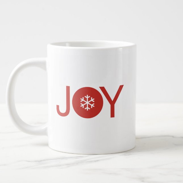 Mug Géant Joy Noël Café (Gauche)
