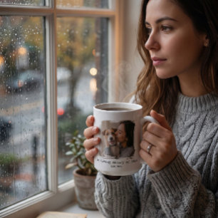 Mug géant photo personnalisé en mémoire de votre c