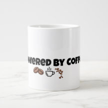 Mug Géant pour Amoureux de Café Drôle Alimenté par