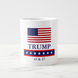 MUG GÉANT PRÉSIDENT DONALD TRUMP POUR CAFE
