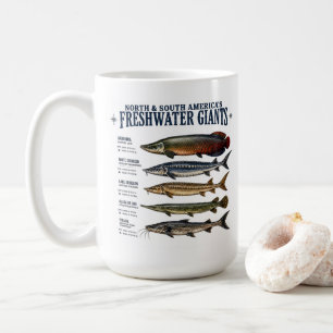 Mug Géants d'eau douce Espèces de poissons Pêcheur Ara
