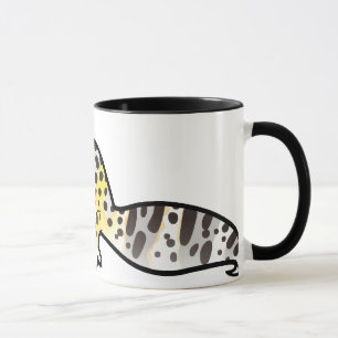 Mug Gecko léopard de dessin animé
