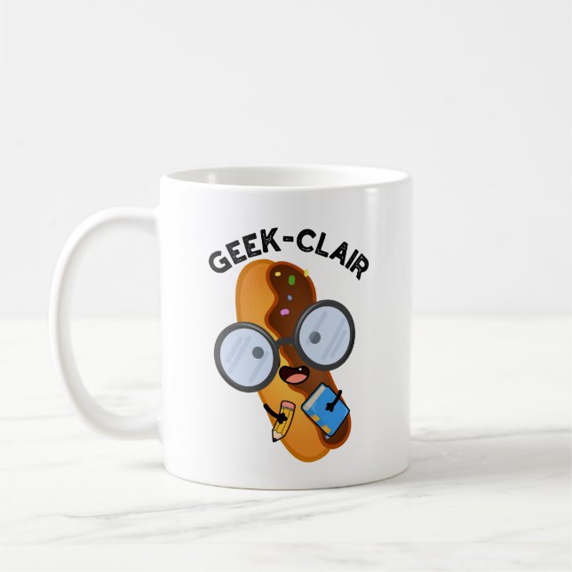 Mug Geek-clair Funny Eclair Pun (Gauche)