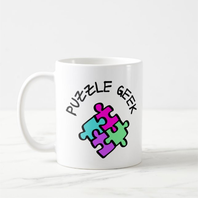 Mug Geek de puzzle (Gauche)