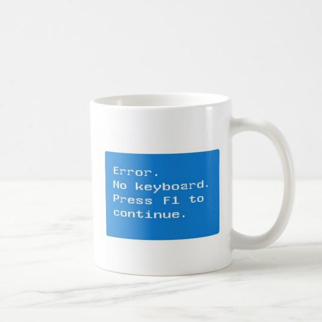 Mug Geek d'ordinateur - erreur.  Aucun drinkware de (Droite)