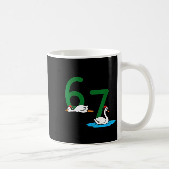 Mug Geese A Laying Swans A Swimming 67 Six Geese Seven (Droite)