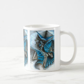 Mug Geisha dans le bleu