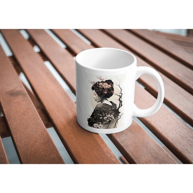Mug Geisha japonaise (Créateur téléchargé)
