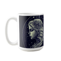 Gémeaux zodiaque noir et or