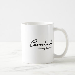 Mug Gemini Quirky Tee. Autocollant