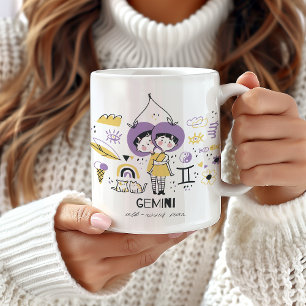 Mug Gemini Zodiac Mug, mignonette Gemini Starsign Horo