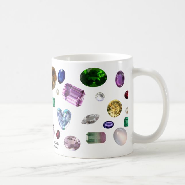 Mug Gemmes sur le blanc (Droite)