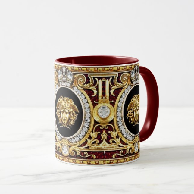 Mug Gems de Méduse dorée - (Devant droit)