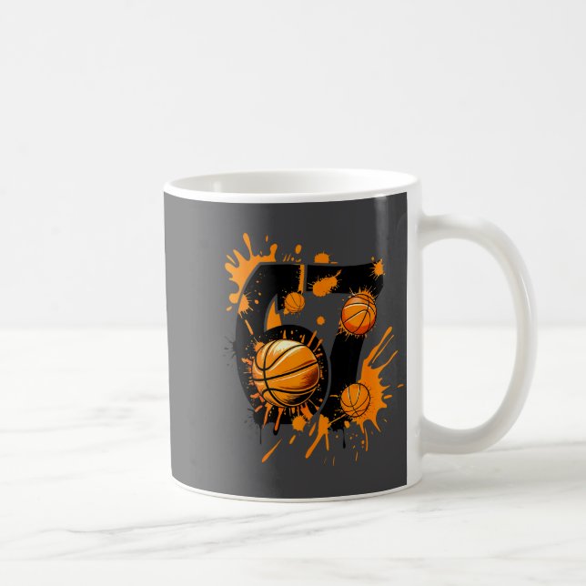 Mug Gen Basketball Six Argot Alpha 67 67 Numéro Sept  (Droite)