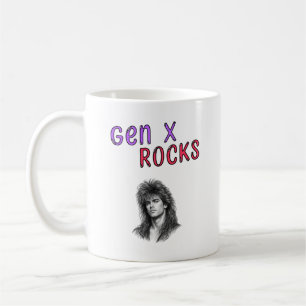 Mug Gen X déchire, Photo personnalisable