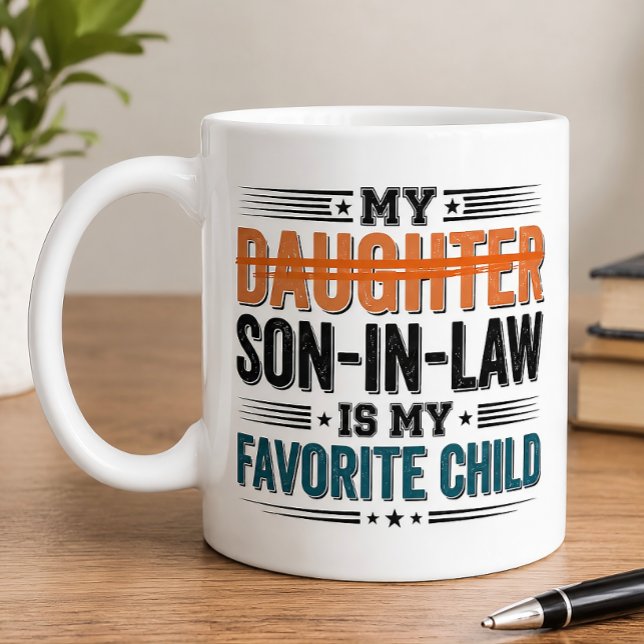 Mug Gendre Drôle Enfant Préféré  (Créateur téléchargé)