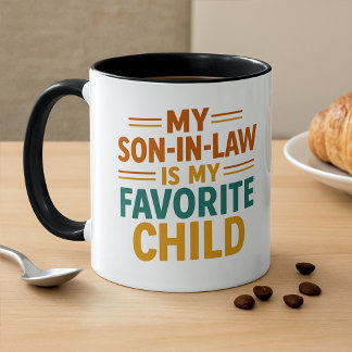 Mug Gendre drôle est l'enfant préféré 
