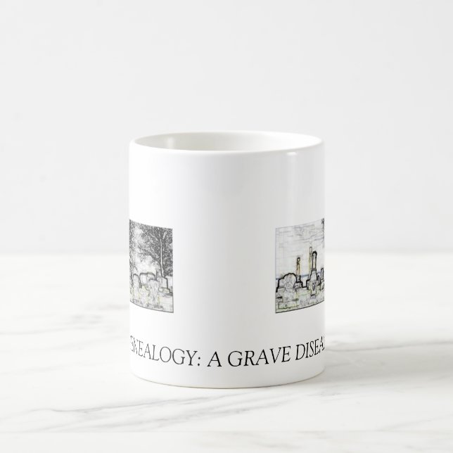 MUG GÉNÉALOGIE :  UNE MALADIE GRAVE (Centre)