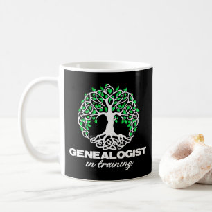 Mug Généalogiste En Formation Drôle Généalogie Cadeaux