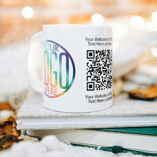 Mug Générateur de code QR et votre logo commercial