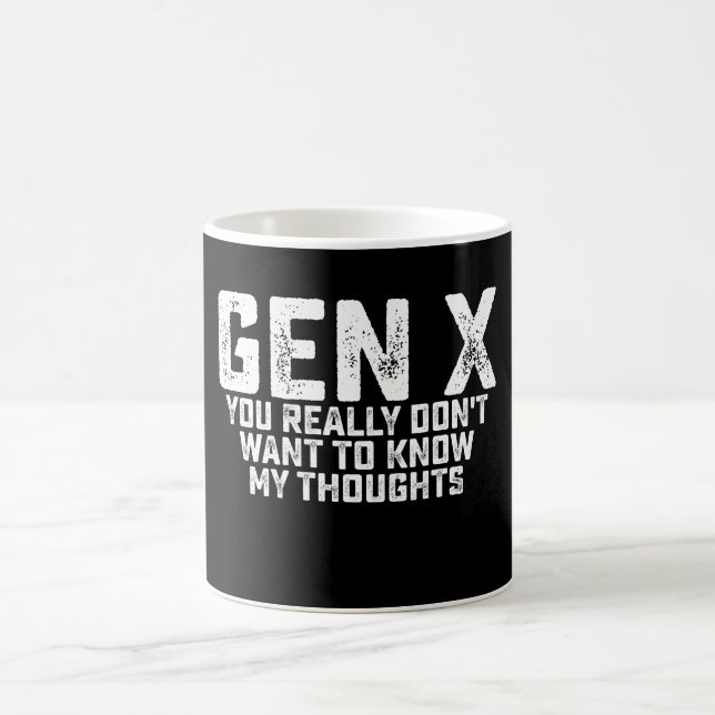 Mug Génération X vous ne voulez vraiment pas connaître (Centre)