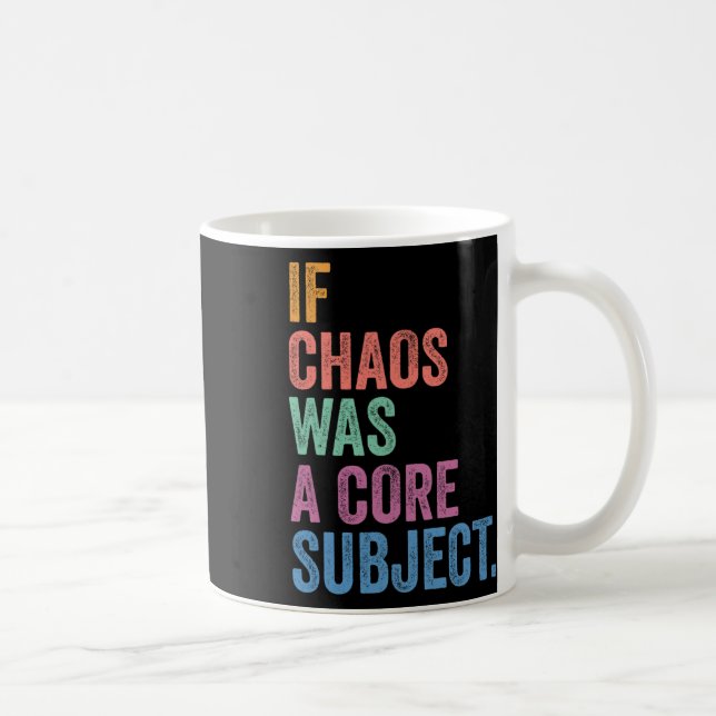 Mug Génération Z Alpha rentre à l'école : si le chaos  (Droite)