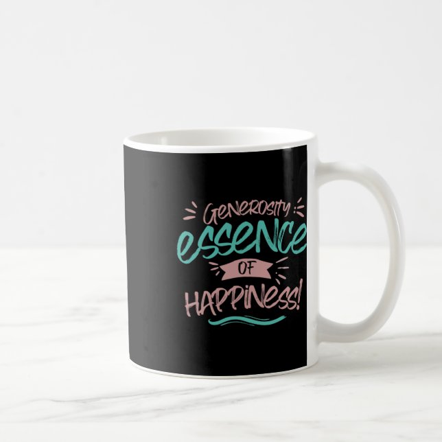 Mug Générosité Essence De Sticker Du Bonheur (Droite)