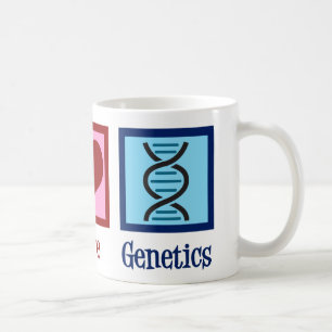 Mug Geneticiste Peace Love Genetics Company