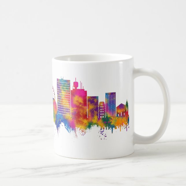 Mug Geneva Switzerland Skyline (Droite)