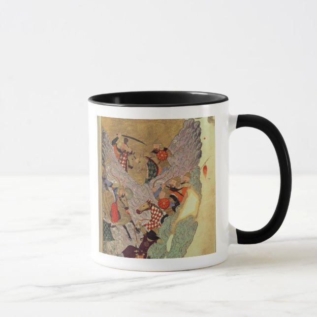 Mug Genghis Khan (c.1162-1227) combattant les Chinois (Droite)