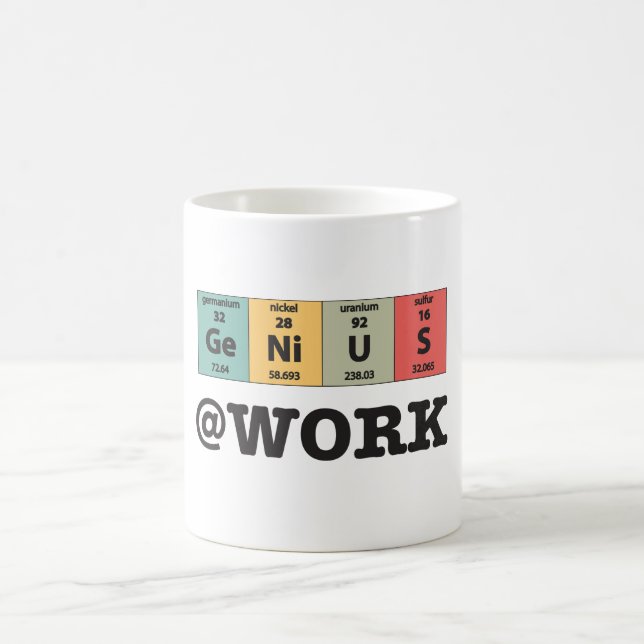 Mug Génie au travail (Centre)
