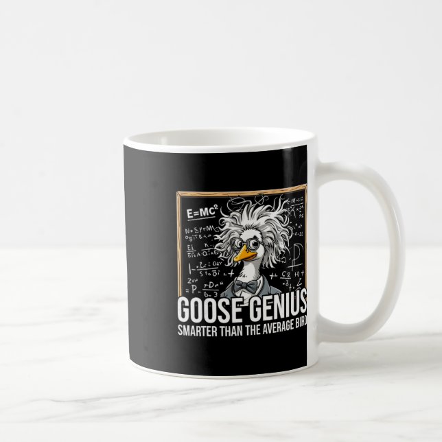 Mug Génie d'oie plus intelligent que l'oiseau moyen  (Droite)