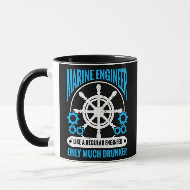 Mug Génie maritime Marine (Gauche)