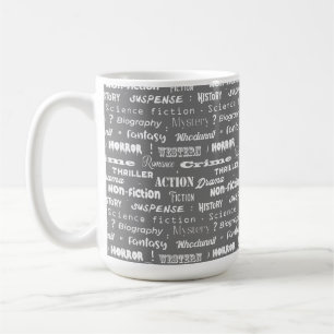 Mug Genre de livre de romancier