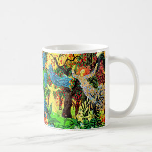 Mug gens de fées dans la forêt