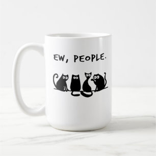 Mug Gens dégueu Chats mignons Chats noirs