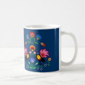 Mug Gens polonais avec floral décoratif et des jeunes