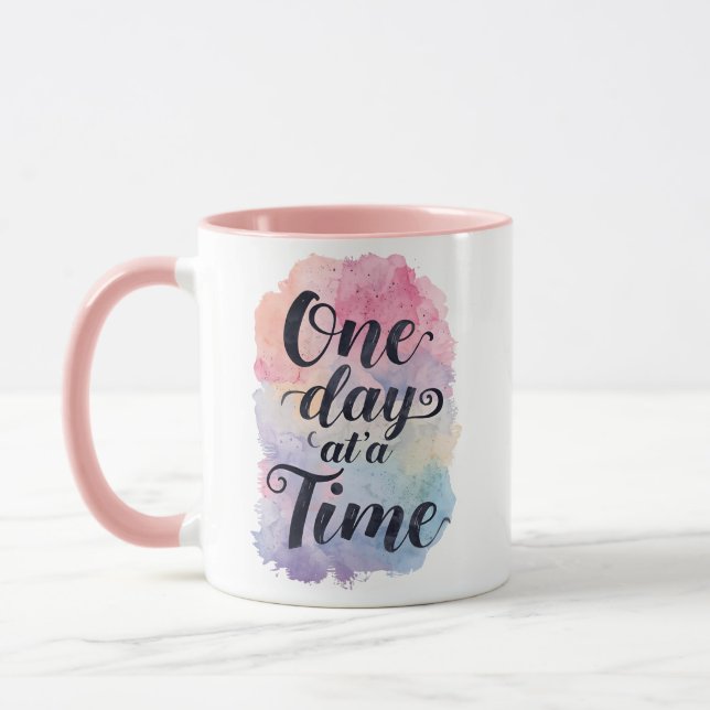 Mug Gentle Watercolor Motivational Message (Gauche)