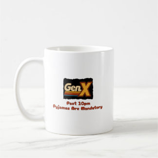 Mug GenX - Après 22h, les pyjamas sont obligatoires