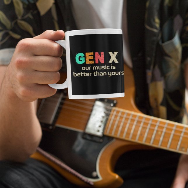 Mug GenX — Notre musique est meilleure (Créateur téléchargé)