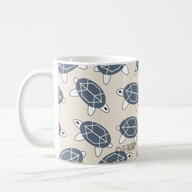 Mug Geo turtmug - Collection Geo Cat par TR Forsman (Gauche)