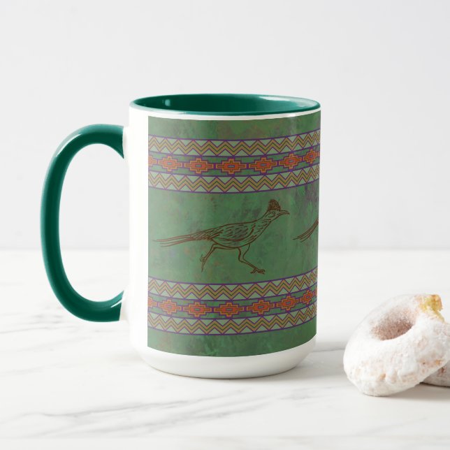 Mug Géocoucou de la sauge verte du sud-ouest (Avec donut)