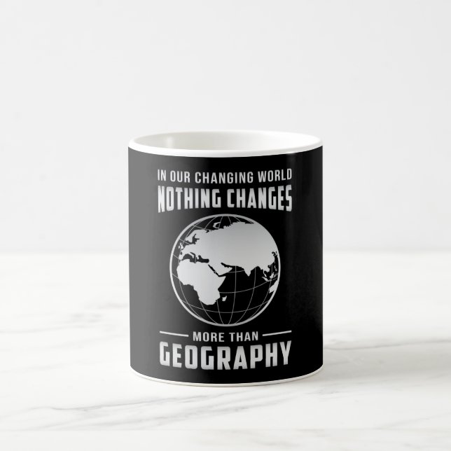 Mug Géographie Professeur Funny Carte Continents Mondi (Centre)
