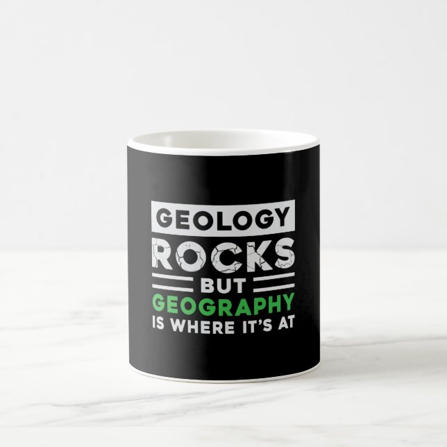Mug Géographie Professeur Funny Carte Continents Mondi (Centre)