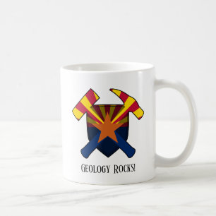 Mug "Geology Rocks" Arizona State Flag Marmer Logo
